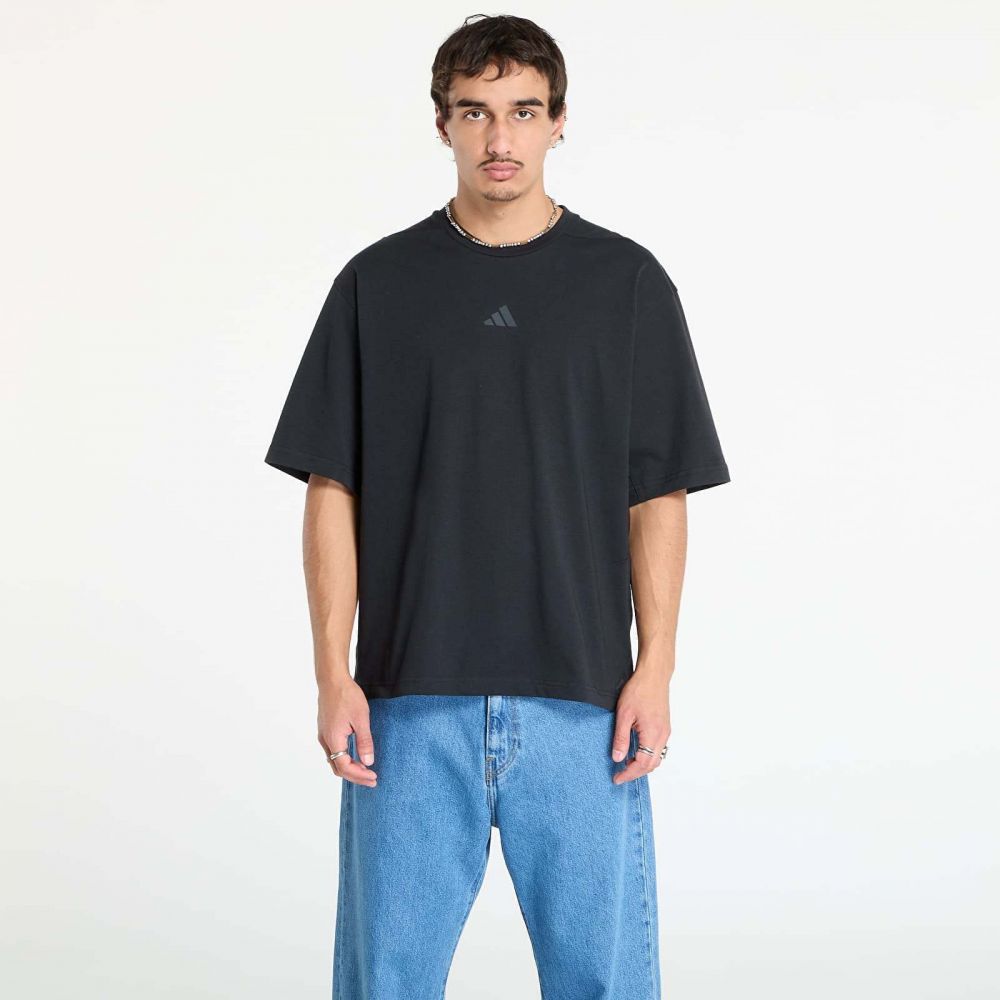 Tričko adidas Power Oversize T-Shirt Black M