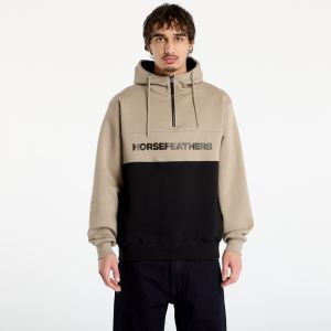 Mikina Horsefeathers Fulton Sweatshirt Taupe/ Black XL