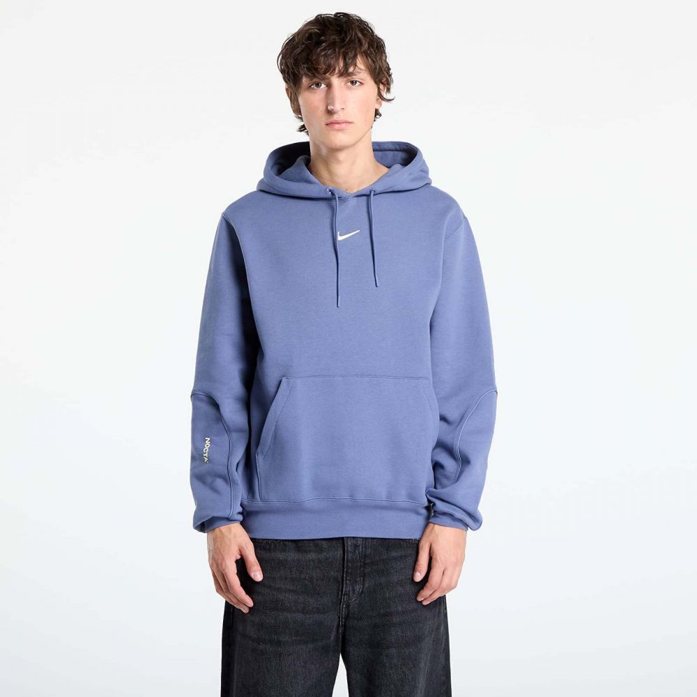Mikina Nike x NOCTA Fleece CS Hoodie Diffused Blue/ Diffused Blue/ Citron Tint XS