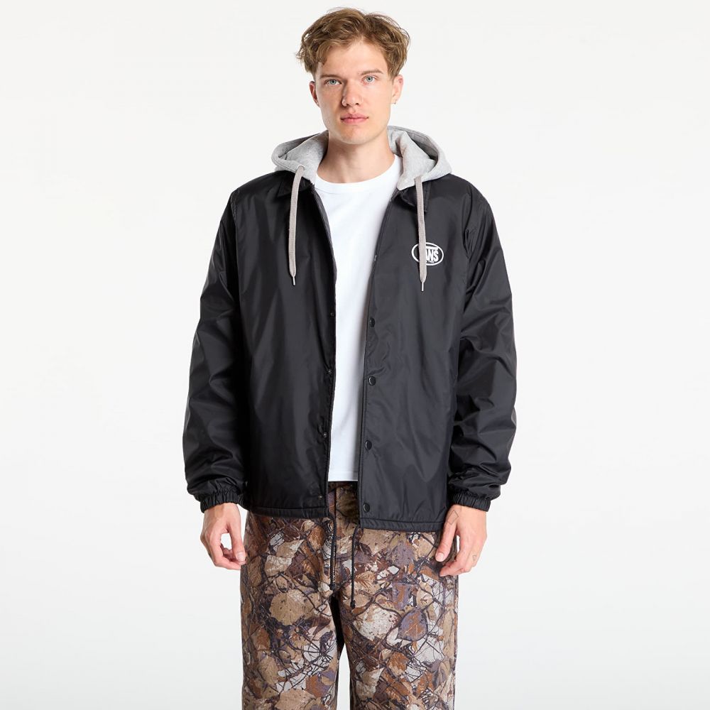 Bunda Vans Riley Hooded Coaches Jacket Black M