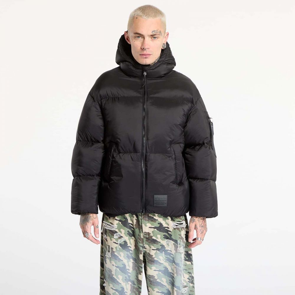 Bunda Alpha Industries Cloud Puffer Bomber Black M