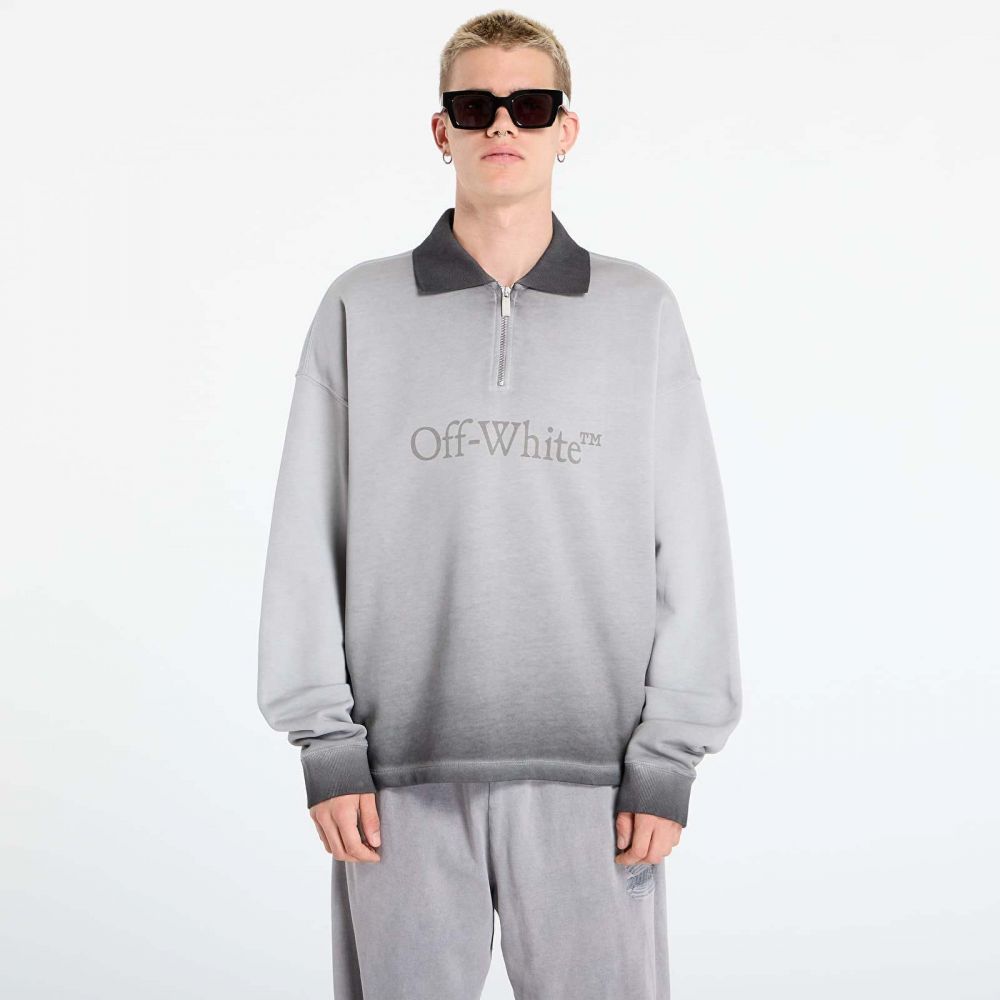 Mikina Off-White Laundry Fleece L/S Polo Degradé Black M