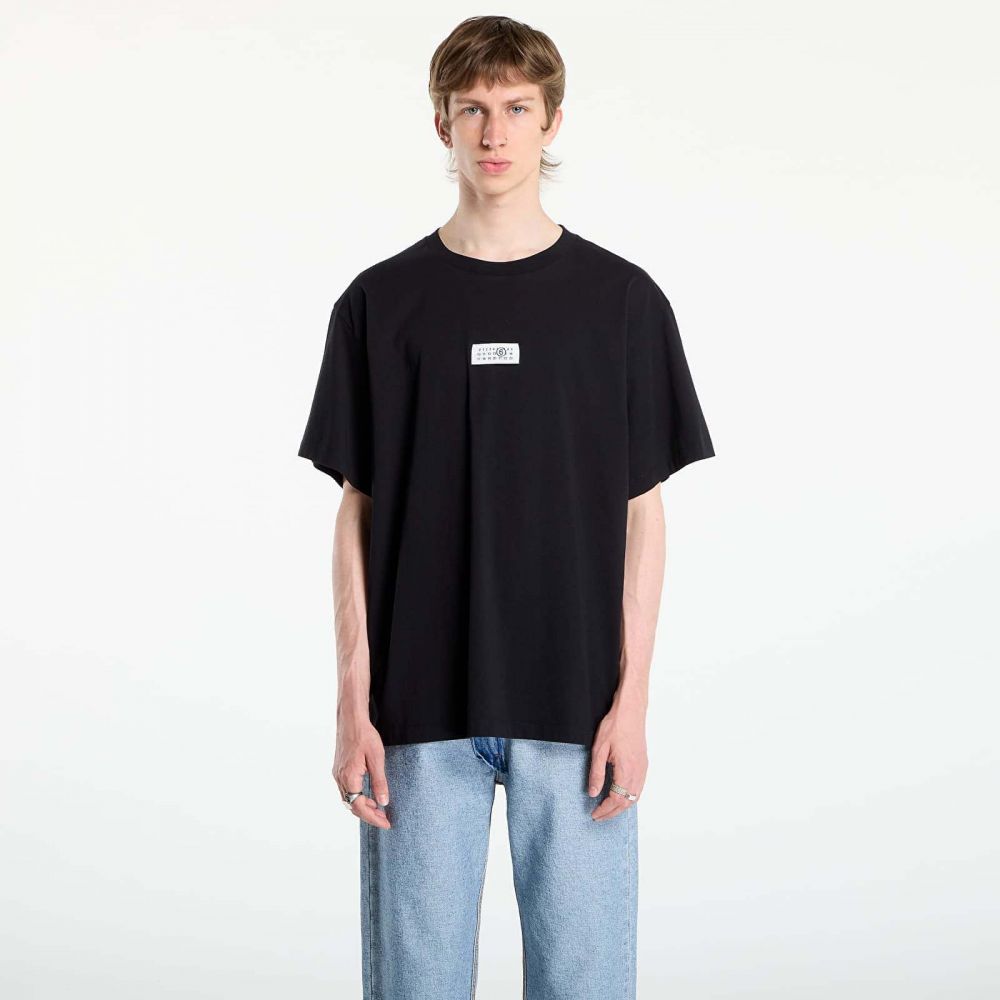 Tričko MM6 Cotton T-Shirt Black M