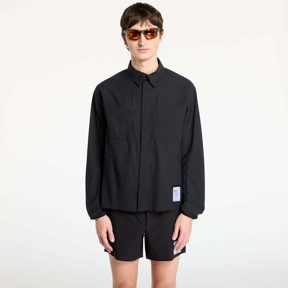 Tričko Satisfy PeaceShell River Shirt Black M