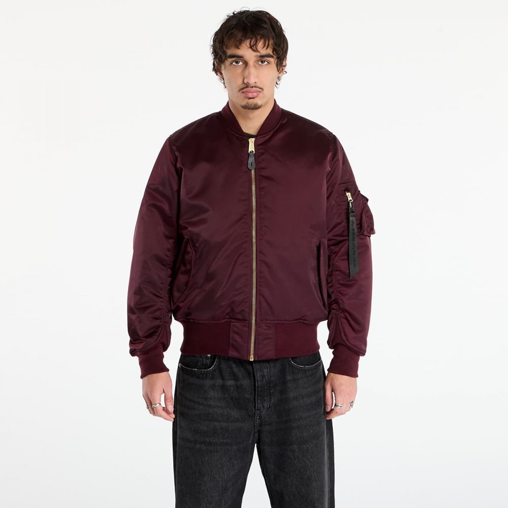 Bunda Alpha Industries MA-1 Base Flight Jacket Dark Cherry M