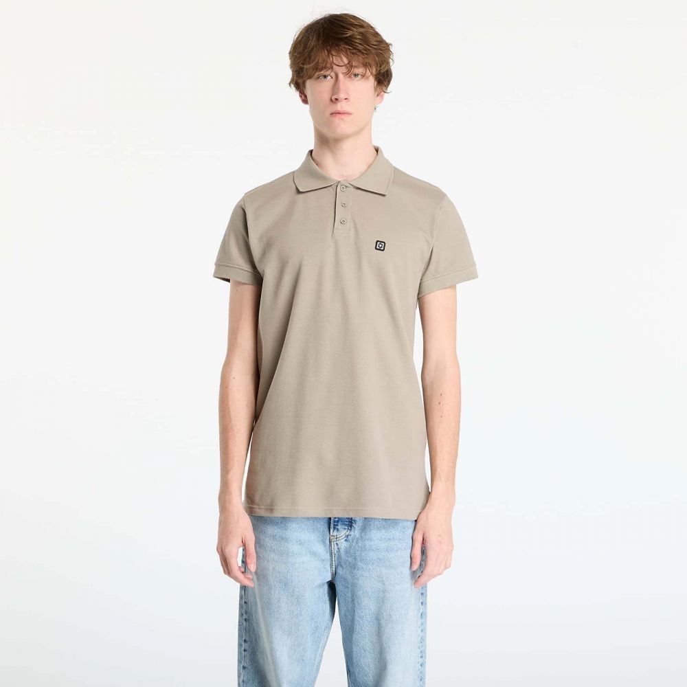 Tričko Horsefeathers Kato Polo T-Shirt Taupe S