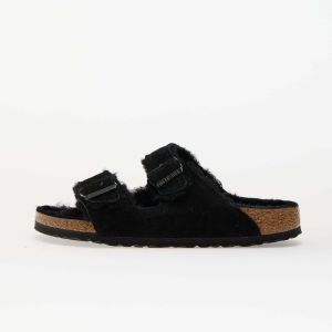 Tenisky Birkenstock Arizona Shearling Suede Leather/ Fur Black EUR 38