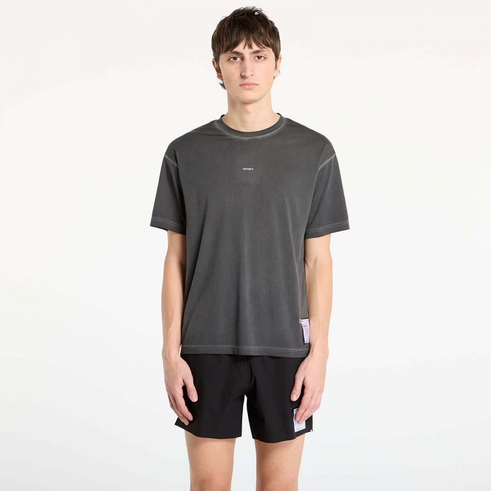 Tričko Satisfy AuraLite T-Shirt Pigment Black XL