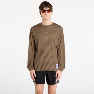 Tričko Satisfy AuraLite Pleated Long Tee Olive L