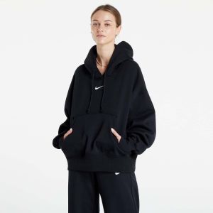Mikina Nike Sportswear Phoenix Fleece Women's Over-Oversized Pullover Hoodie Black/ Sail S