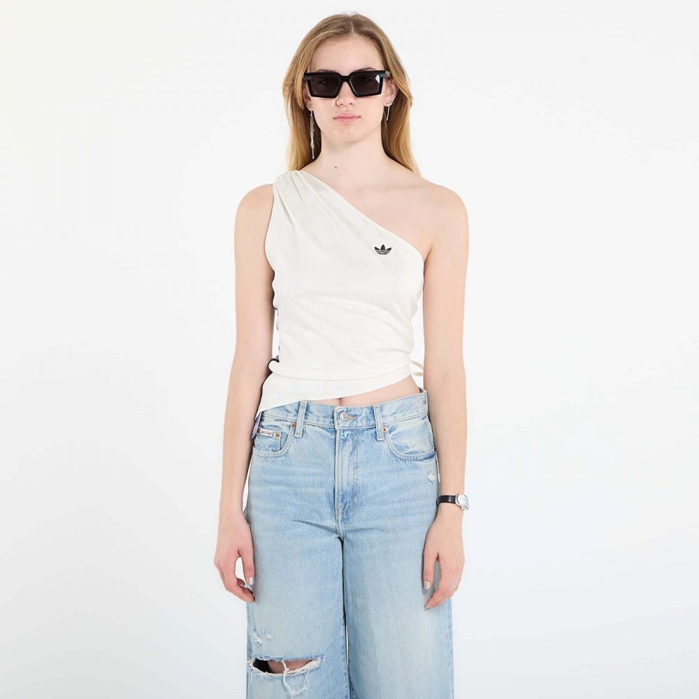 adidas Rouched Top Off White S