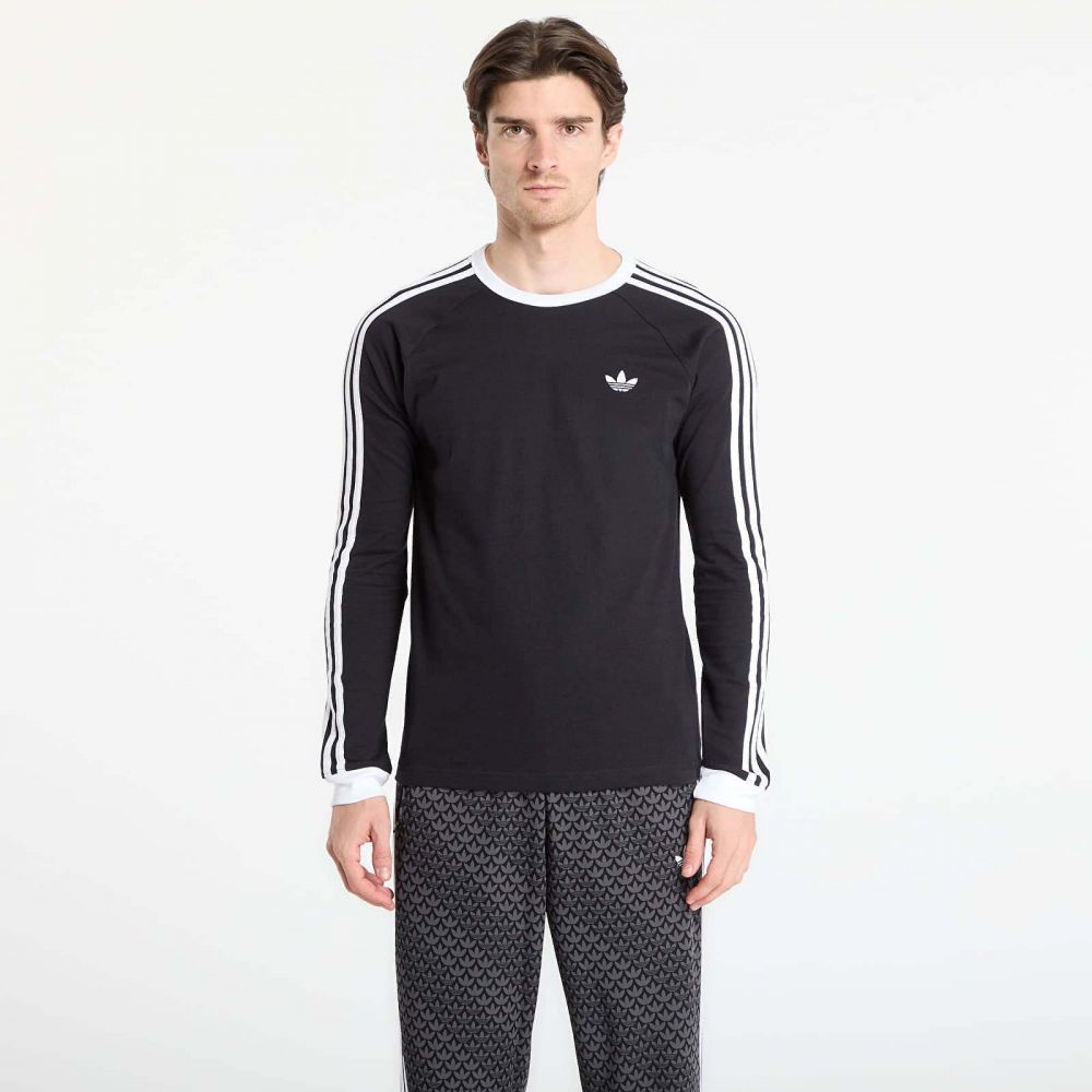 Tričko adidas 3S Ls Tee Black L