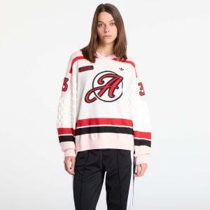 Mikina adidas Os Jersey White/ Sanpin/ Better Scarlet M