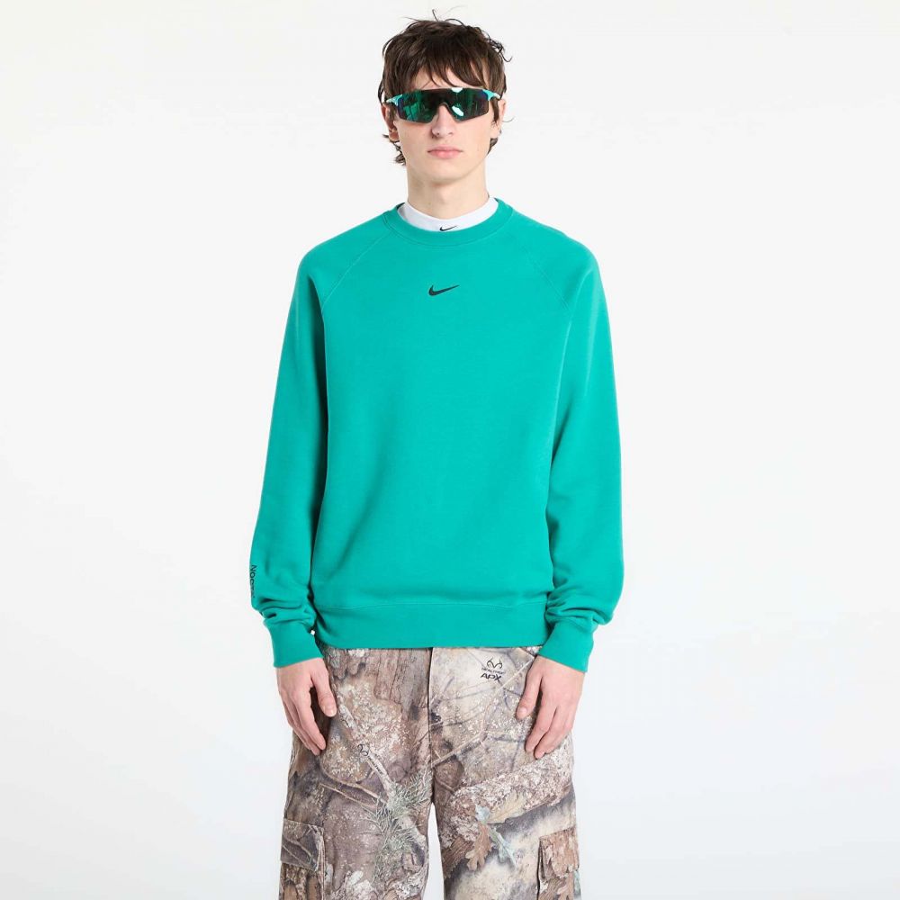 Mikina Nike x NOCTA Men's Fleece CS Crew Neptune Green/ Black XXL