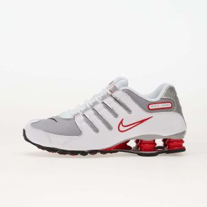 Tenisky Nike Shox Nz White/ Metallic Silver-Sport Red EUR 42.5