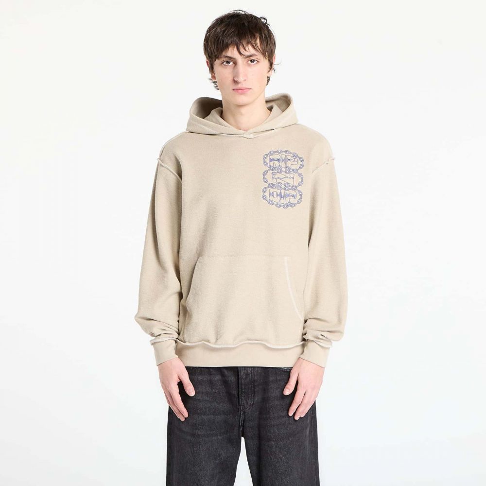 Mikina RIPNDIP Linked Up Reverse Stitched Hoodie Khaki S