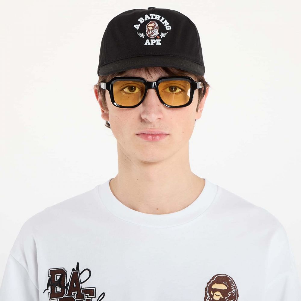 Šiltovka BAPE® x FOOTSHOP - Scribble Ape Cap Black Universal