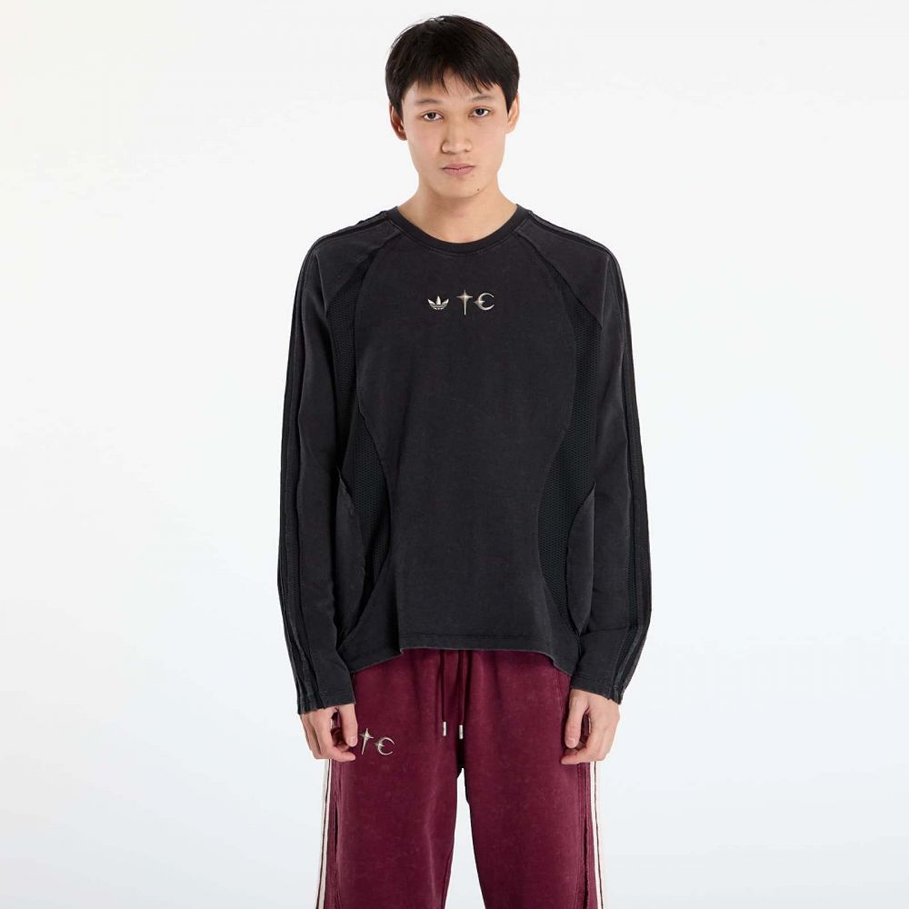 Tričko adidas x Thug Club Teamgeist T-Shirt Ls Black/ Silver Met. M