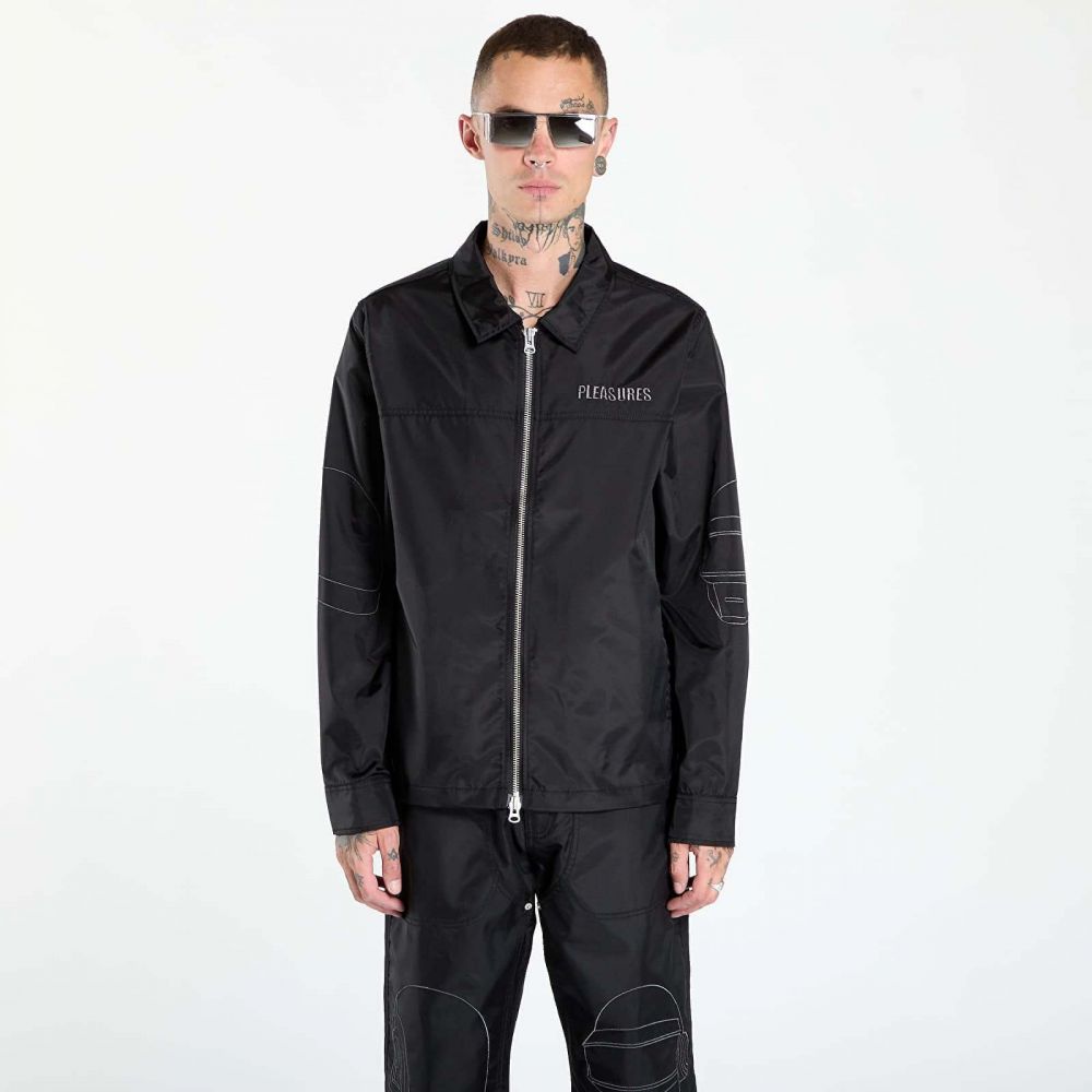 Bunda PLEASURES Daft Club Helmets Nylon Work Jacket Black M