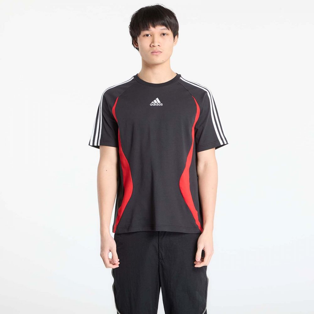 Tričko adidas Teamgeist Tee Black/ Better Scarlet XL
