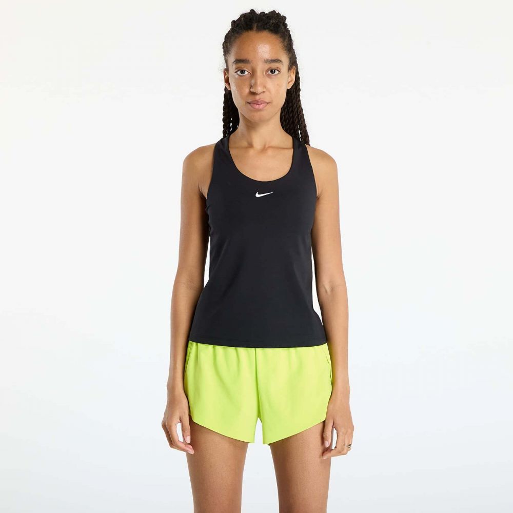 Nike Swoosh Women's Medium-Support Padded Sports Bra Tank Black/ Black/ White S