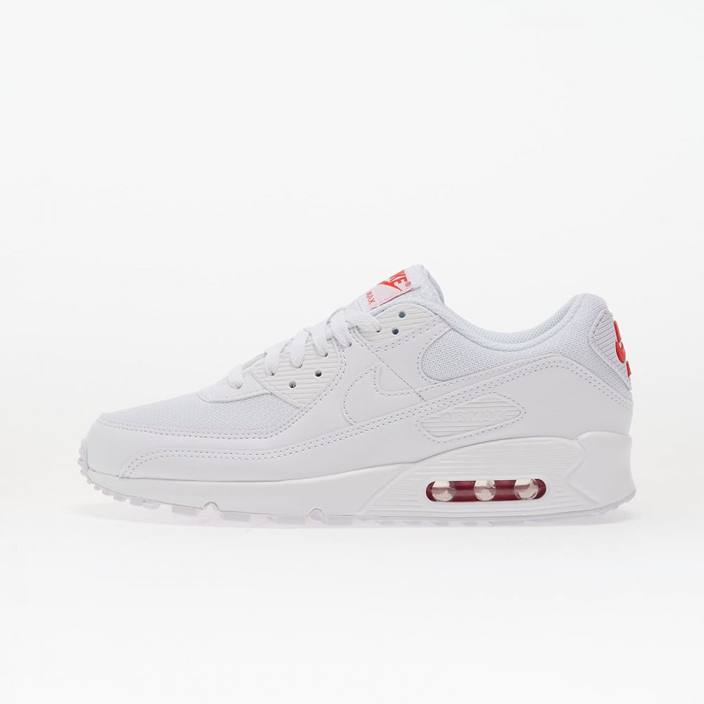 Tenisky Nike Air Max 90 White/ White-Lt Crimson EUR 40.5