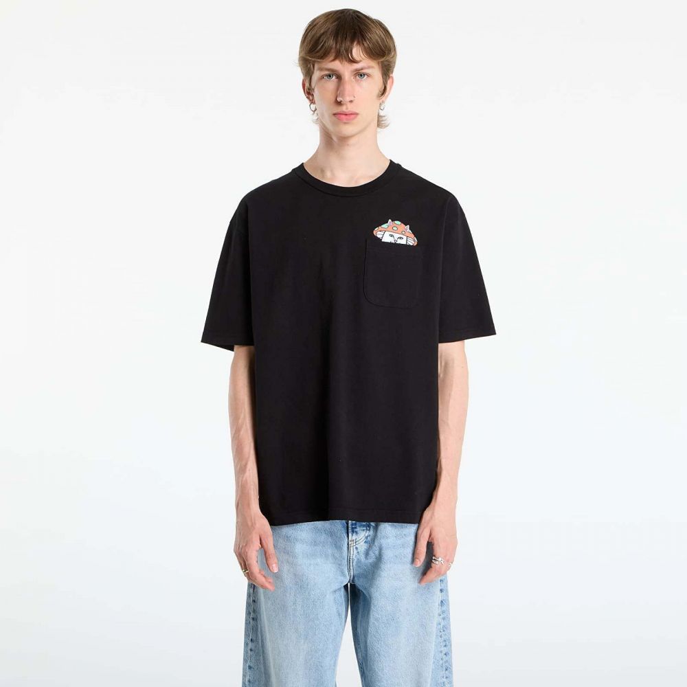 Tričko RIPNDIP Lord Shroomy Pocket Tee Black M
