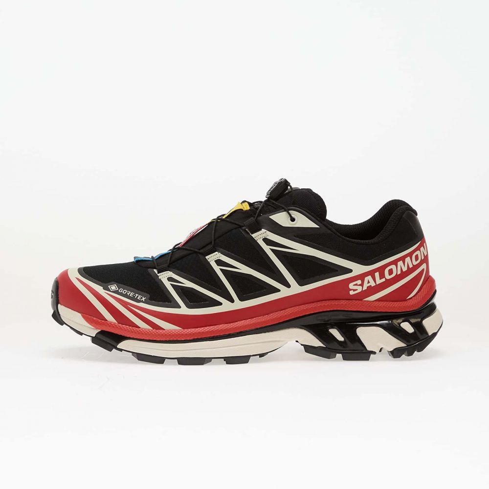 Tenisky Salomon XT-6 GTX Black/ Flame Scarlet/ Vanila EUR 46 2/3