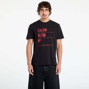 Tričko Calvin Klein Jeans SS Graphic Tee Black M