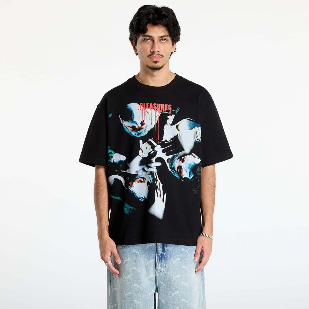 Tričko PLEASURES Autopsy Heavyweight Shirt Black S