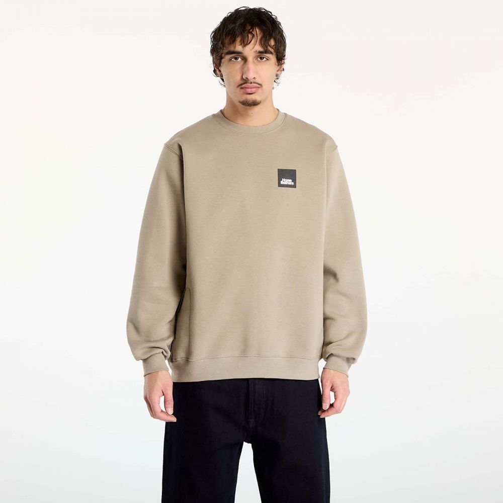 Mikina Horsefeathers Dunk Sweatshirt Taupe XXL