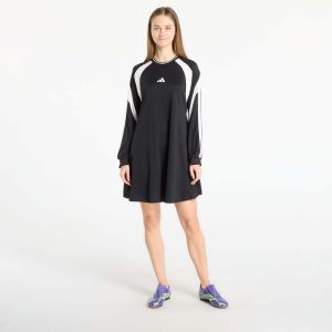 Oblečenie adidas W Her Dress Black/ Off White/ White L