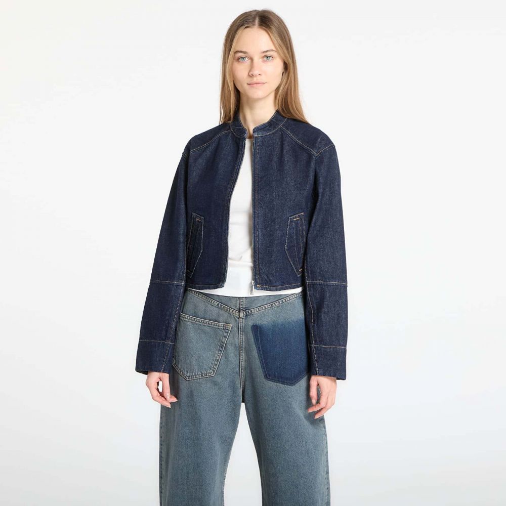 Bunda Calvin Klein Jeans Zip Denim Jacket Blue S