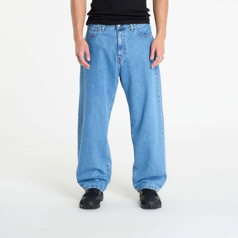 Džínsy Carhartt WIP Landon Pant Blue Heavy Stone Wash 32