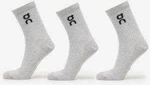 Ponožky On Logo Sock High 3-Pack Heather Gray L