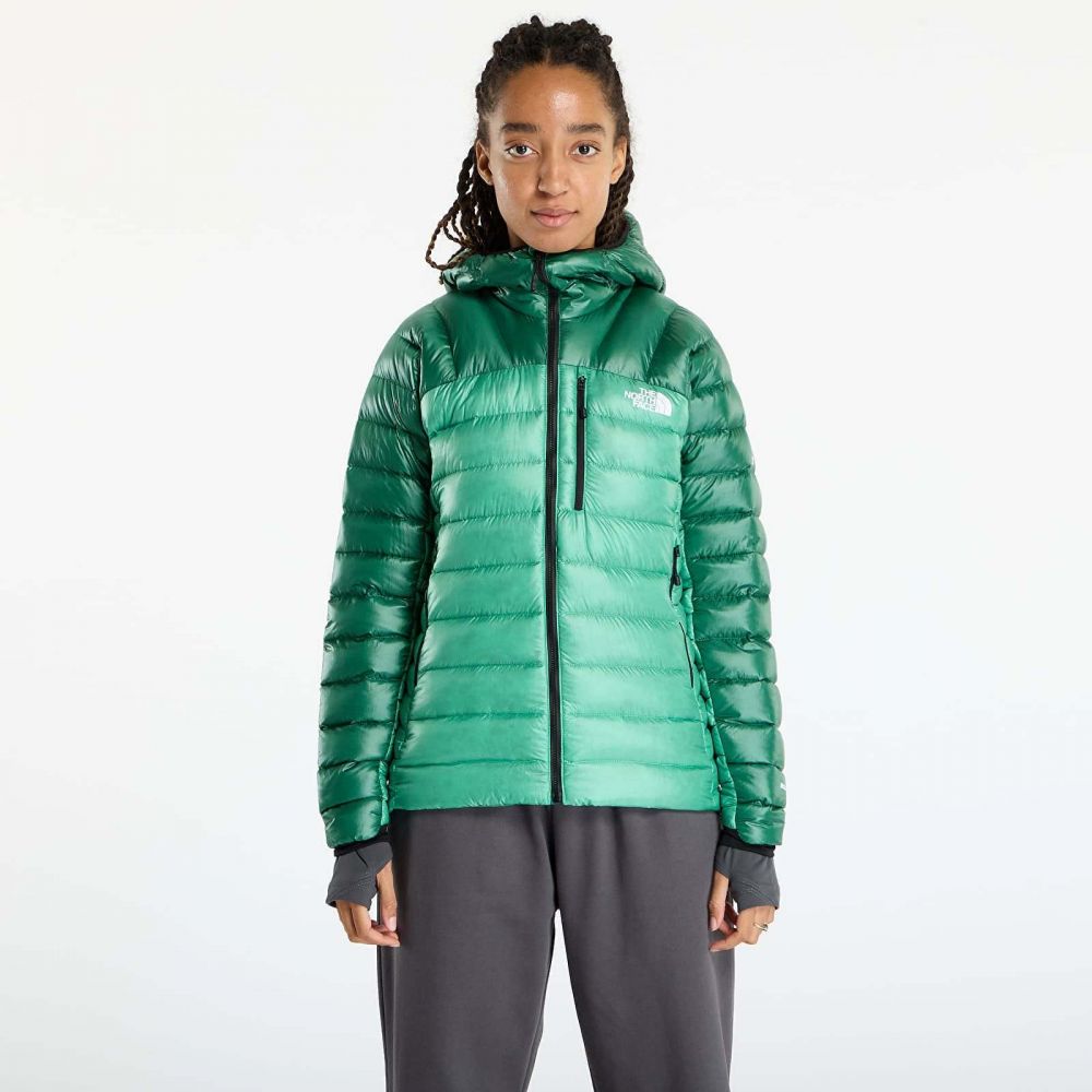 Bunda The North Face Summit Breithorn Hooded Down Jacket Nebula Green/ Evergreen XS