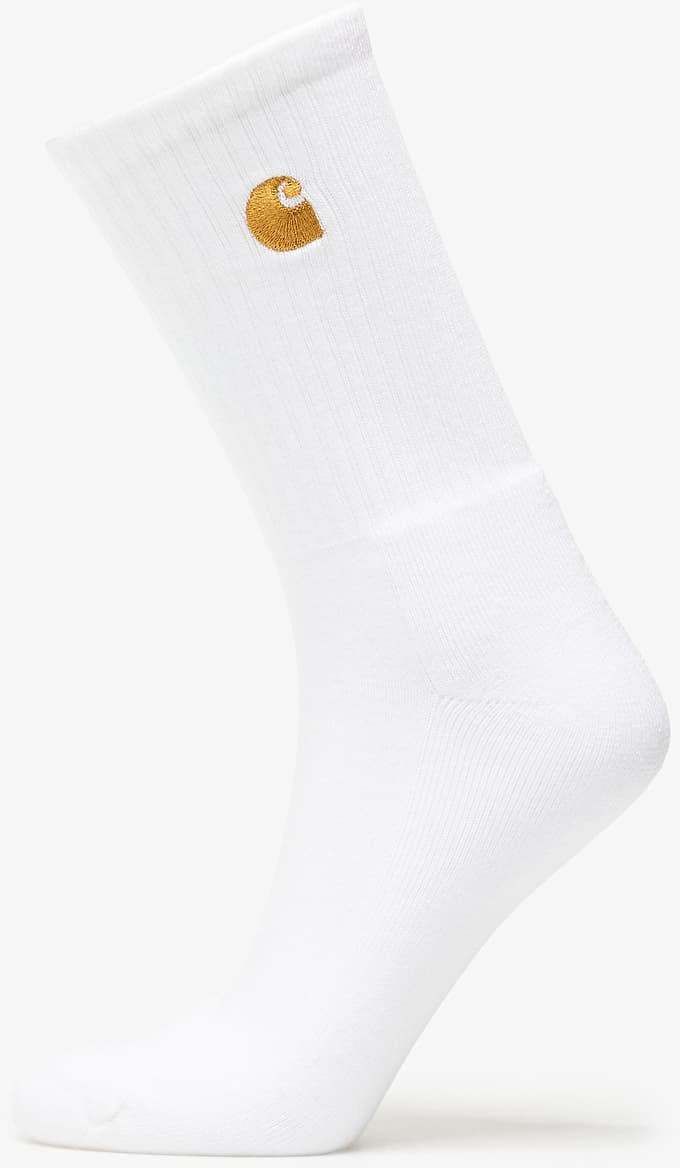 Ponožky Carhartt WIP Chase Socks White/ Gold Universal