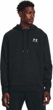 Mikina Under Armour Essential Fleece Hoodie Black/ White XL