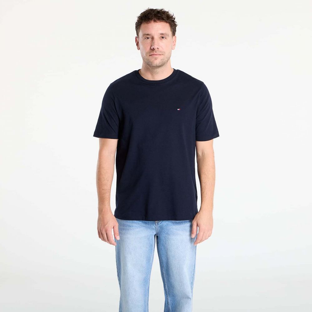 Tričko Tommy Hilfiger Essential Reg Fit Solid Tee Navy M