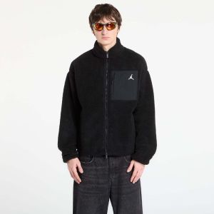 Bunda Jordan Flight Men’s High Pile Shearling Jacket Black/ White M