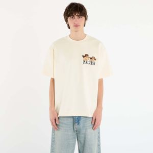 Tričko PLEASURES Dynamic Short Sleeve Crewneck Ecru XL