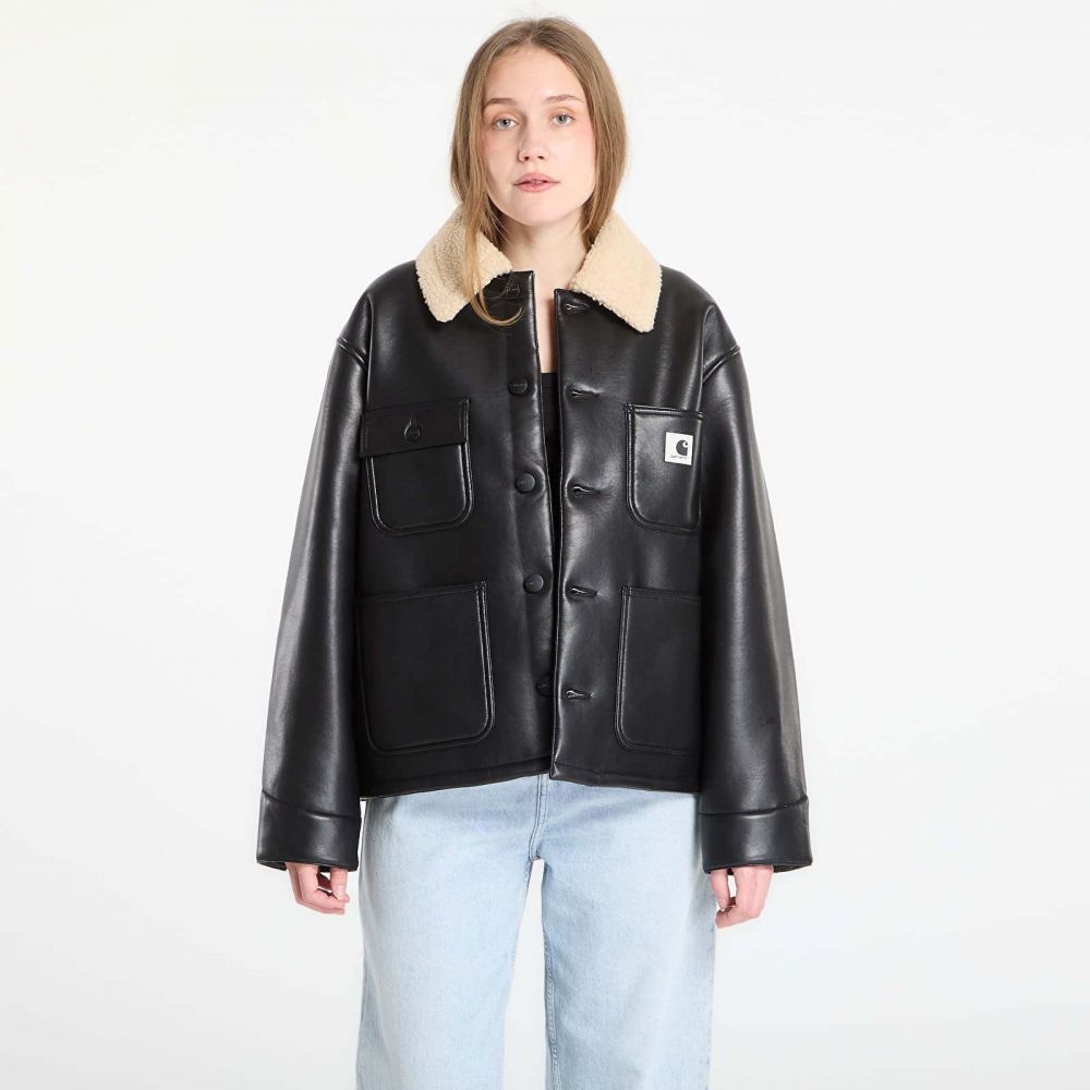 Bunda Carhartt WIP W' Shepton OG Michigan Coat Black/ Natural L