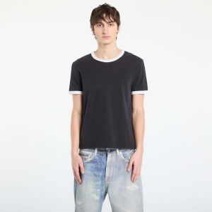 Tričko A.P.C. Short-Sleeved Contrast T-Shirt Black L