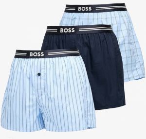 Trenírky Hugo Boss Woven Boxer 3-Pack Blue M