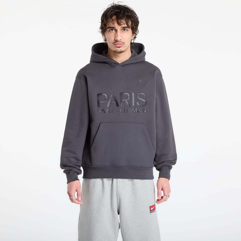 Mikina Jordan Paris Saint-Germain Men's Fleece Hoodie Anthracite L