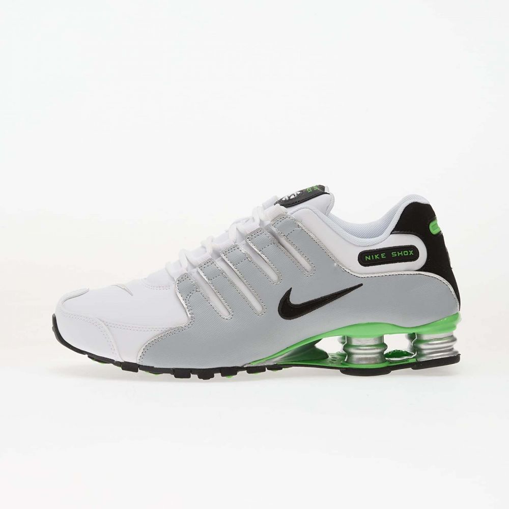 Tenisky Nike Shox Nz White/ Black-Metallic Silver-Green Pulse EUR 40