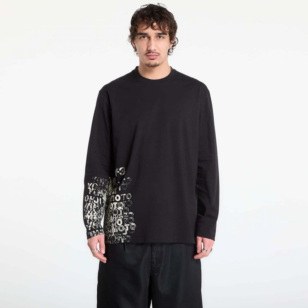 Tričko Y-3 Gfx Long Sleeve T-Shirt Black S
