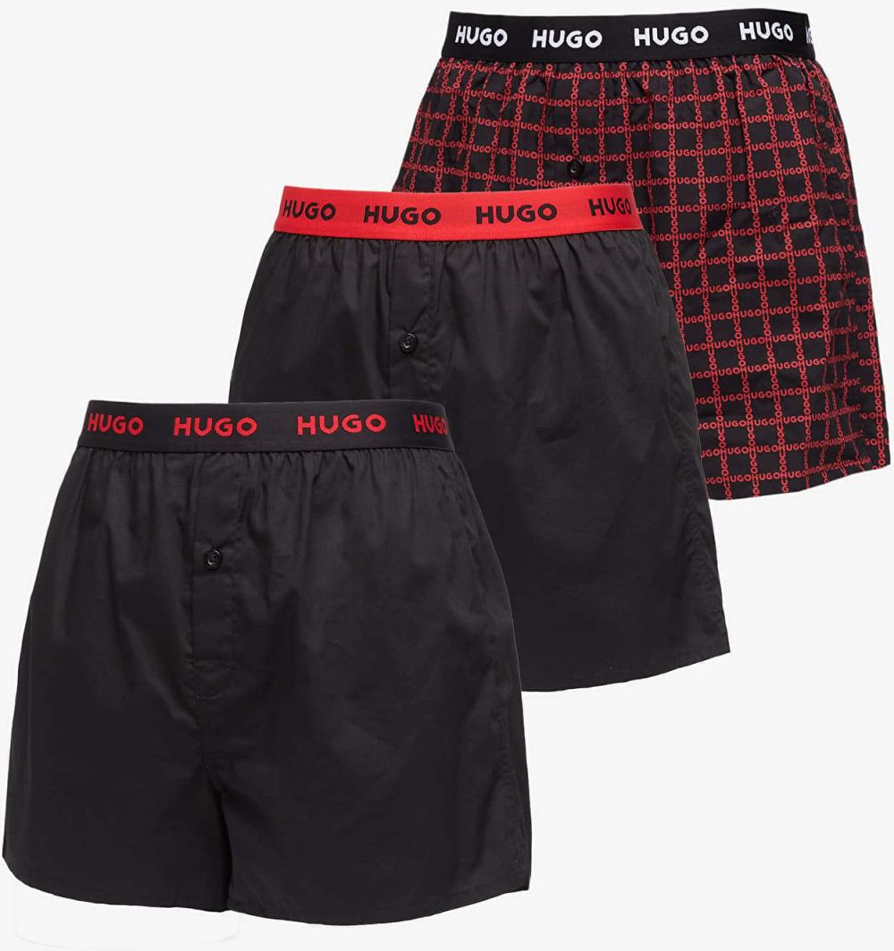 Trenírky Hugo Boss Woven Boxer 3-Pack Multicolor M