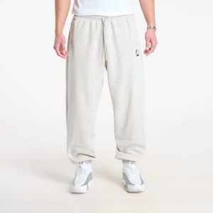 Tepláky Jordan Brooklyn Fleece Men's Pants Grey Heather/ Pale Grey/ White S