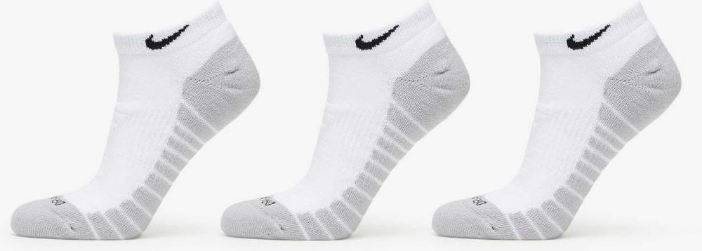Ponožky Nike Everyday Max Cushioned Training No-Show Socks 3-Pack White M